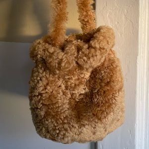 STAUD Grace Shearling Bag